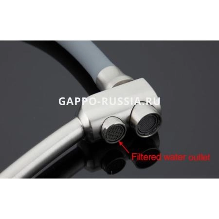 Смеситель Gappo G4398 для кухни, сатин