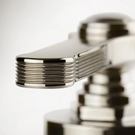Gessi Venti20 Смеситель для раковины на 3 отверстия, высота излива 50 мм., в комплекте с донным клапаном, цвет: Brass PVD