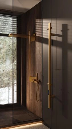 Полотенцесушитель электрический Boheme Uno MATT GOLD 726-MG