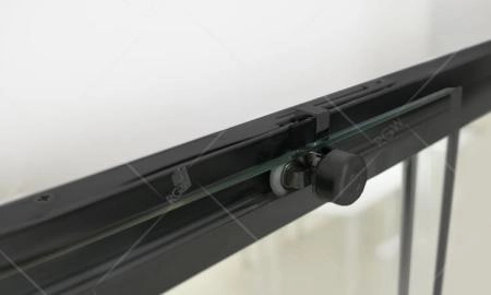 Шторка на ванну RGW Screens SC-45B 180 см прозрачное Черный раздвижные 34114518-14