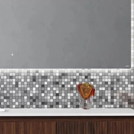 Salini Зеркало для ванны OMBRA 200х70х2.5см., с LED подсветкой, влагостойкое AGC Сrystalvision, сенс. выкл., крепления, обогрев, антизапот.