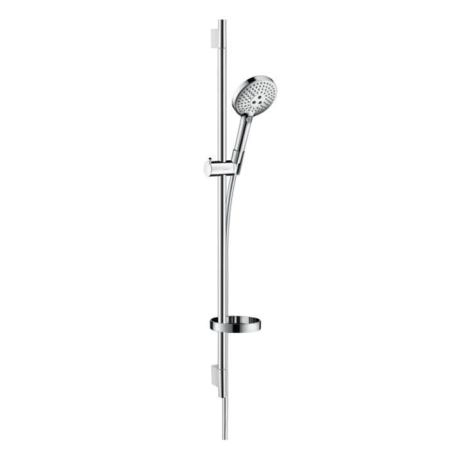 Hansgrohe Raindance Select S Душевой набор: штанга 90см., ручной душ 120, 3jet (Rain, RainAir, WhirlAir), EcoSmart, мыльница, шланг, цвет: хром