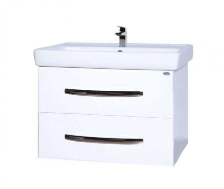 Тумба под раковину Bellezza Рокко 70 подвесная с 2 ящ. (Тигода) белая