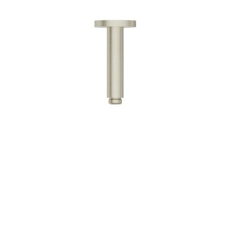 Newform Head Showers Душевой кронштейн 12см, потолочный, закругленный, цвет: PVD brushed pale gold