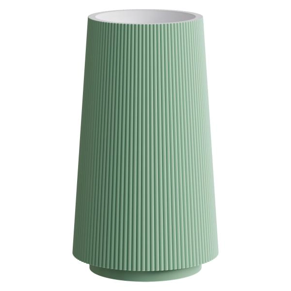 Раковина напольная Boheme рифленая Corian 480*480*850 MINT (мятный) 801-Torre-MT