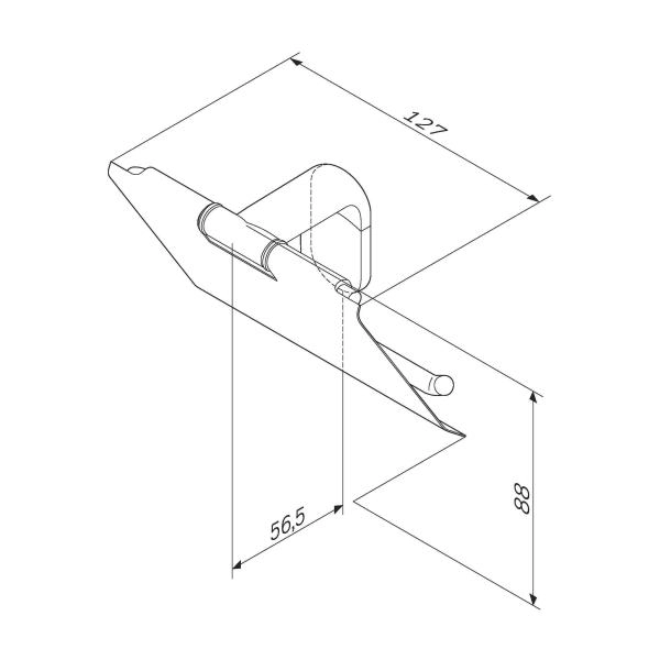 Держатель для туалетной бумаги AM.PM X-Joy A84341400 хром