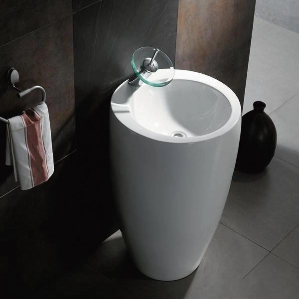 Раковина CeramaLux NB133 49x49х82 см напольная