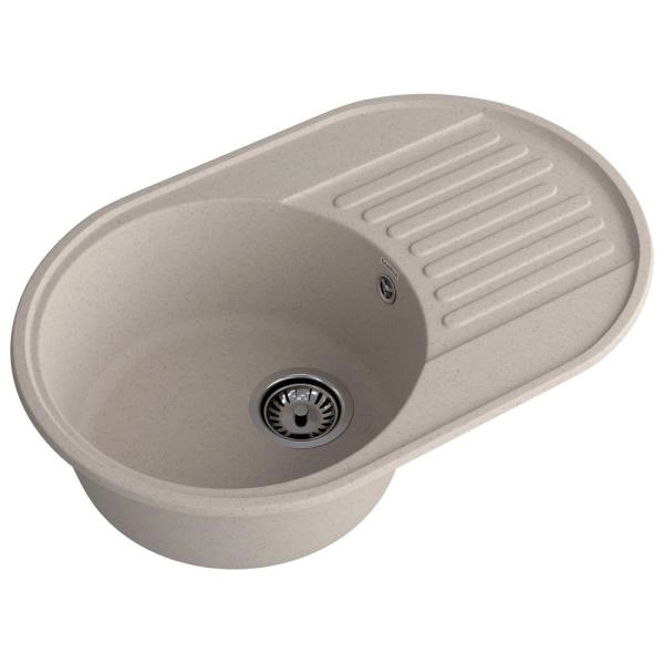 Кухонная мойка GranFest QUARZ 18, песочный