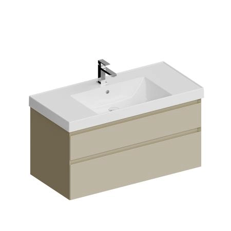 Тумба Kerama Marazzi CUBO КУБО CUB.100.2\LIM подвесная с ящиками 100, лимо матовая