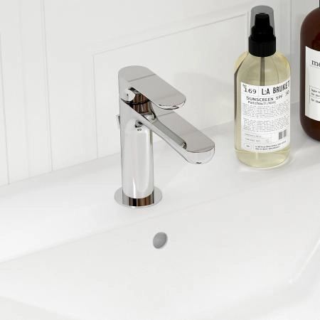 Смеситель для раковины Kerama Marazzi OLE ОЛЕ 69412KM.21.018 однорычажный без донного клапана 3/8, хром глянец