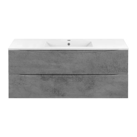 Тумба под раковину Vincea Mia 1200 подвесная, 2 выкатных ящика soft close, Beton