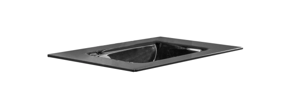 Столешница Boheme стекло 80 см моноблок BLACK 852-080-B