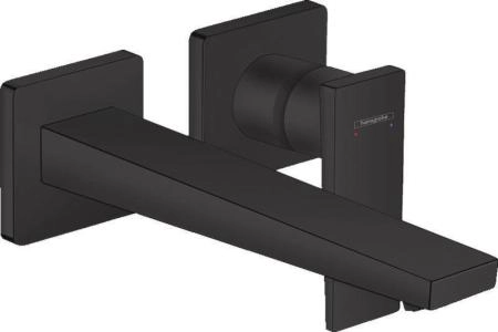 Hansgrohe 32526670 Metropol Смеситель для раковины 225 мм, настенный, матовый черный