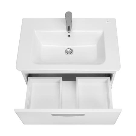 Roca The Gap Original Тумба подвесная 70x41x60см, с 2 ящиками, цвет: белый матовый
