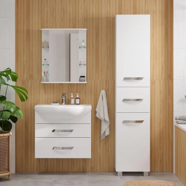 Пенал для ванной напольный Volna Onda 40