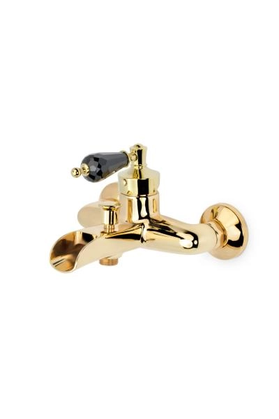 Смеситель для ванны Boheme Vogue золото с черным SW 213-BSW