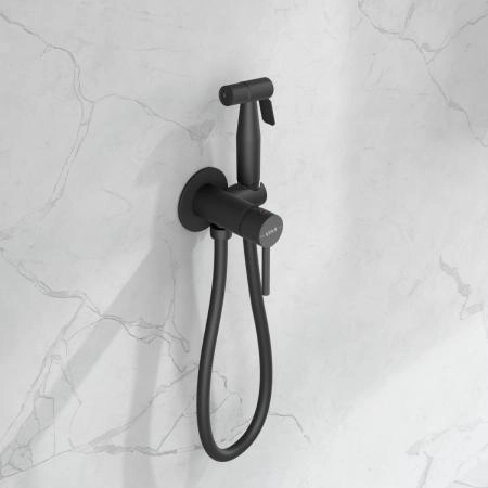 Гигенический душ VitrA A4375136EXP матовый черный латунь