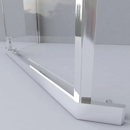 Душевой уголок Vincea Stresa VSP-1S100CLG, 1000*1000, брашированное золото, стекло прозрачное