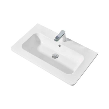 Раковина Vincea VCB-1A800W из искусственного камня, цвет белый