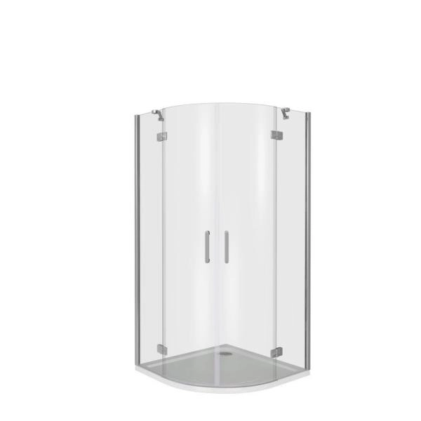 Душевой уголок GOOD DOOR SATURN R-90-C-CH 90x90 прозрачное