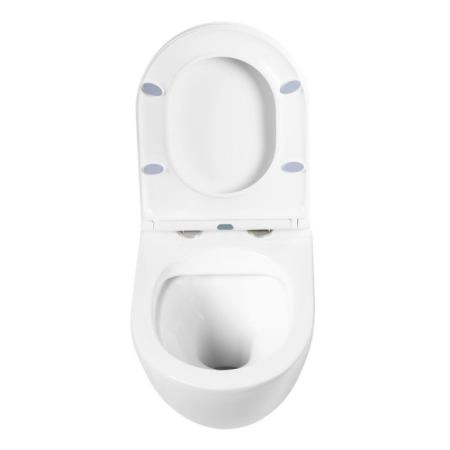 Унитаз подвесной Belbagno SFERA-R BB046CHR безободковый 49 см