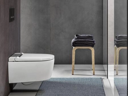 Унитаз-биде Geberit AquaClean Sela 146.224.21.1 (глянцевый хром) подвесной