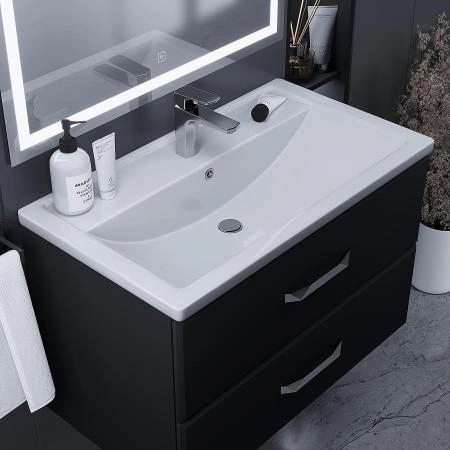Раковина Uperwood Foster 80 см, прямоугольная