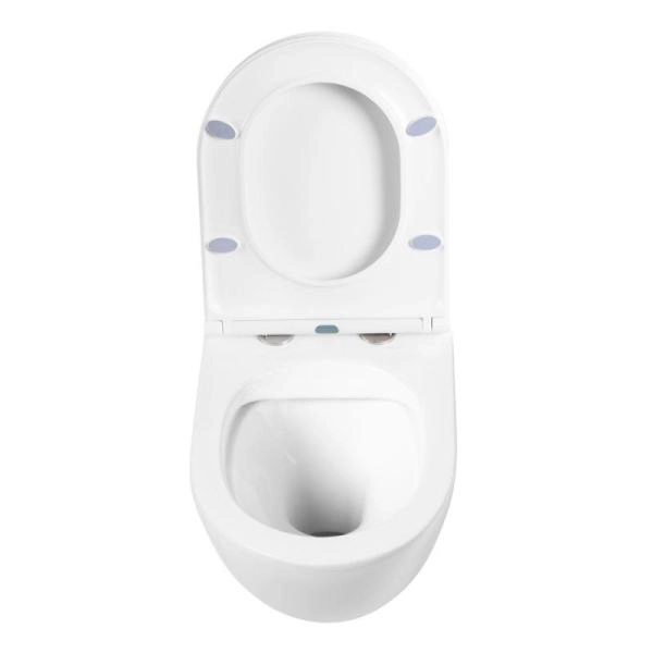 Унитаз подвесной Belbagno SFERA-R BB046CHR безободковый 49 см