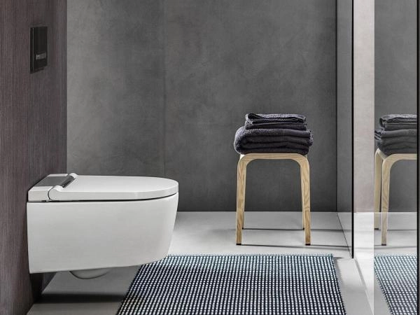 Унитаз-биде Geberit AquaClean Sela 146.224.21.1 (глянцевый хром) подвесной