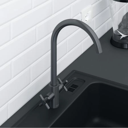 Смеситель для кухни RedBlu by Damixa Neo Classic 270000000 графит