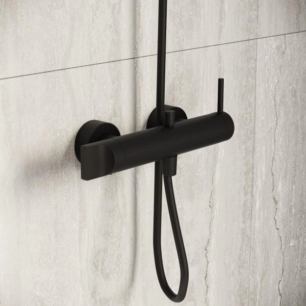 Смеситель VitrA Origin  A4261936WTC настенный однорычажный матовый черный латунь