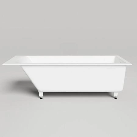Salini Cascata Встраиваемая ванна 170x70x55.2см., ножки, мат-л: S-Sense, цвет: белый матовый