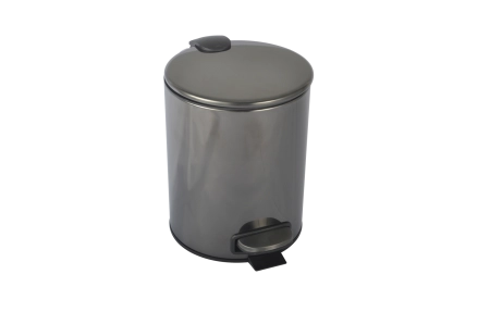 Ведро Boheme с педалью SHINE GUN METALL 10426-SGM