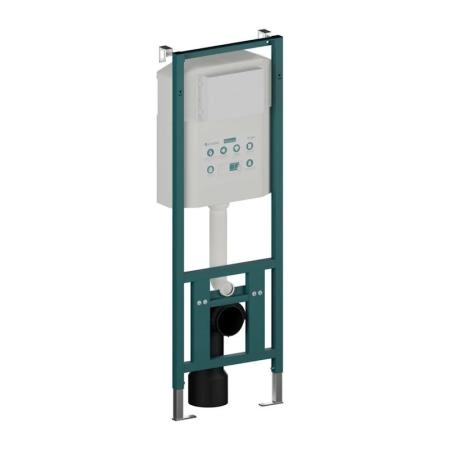 Инсталляция для подвесного унитаза KNOTLOR SPECTRUM ISWC401FG, бирюзовый (серия 2)
