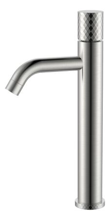 Смеситель STICK Boheme для умыв. выс. Nikel Brush высокий с ручкой DIAMOND 122-NB