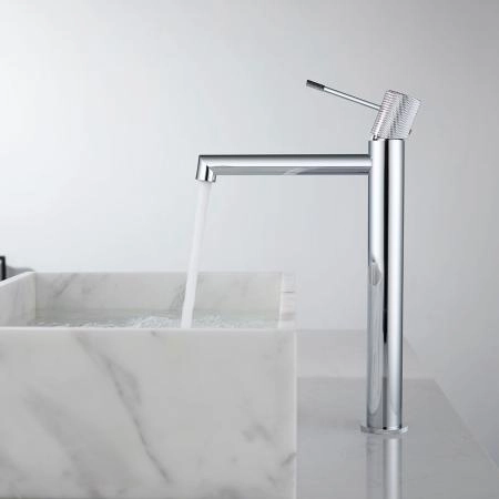 Смеситель высокий для раковины Vincea Desire VBF-1D2CH однорычажный, хром