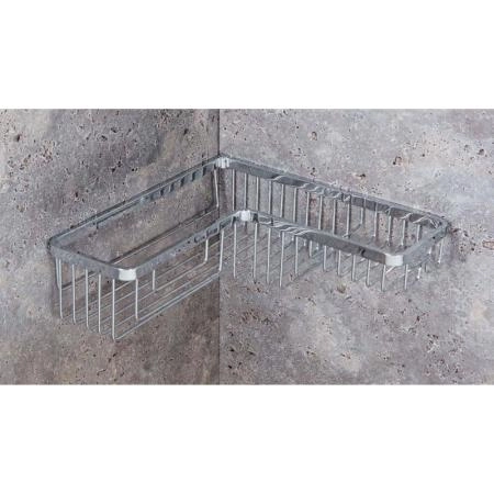 Полка Colombo Angolari B9615 28x28 угловая хром