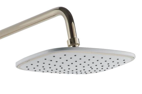 Душевая система AZARIO с поворотным изливом, белый/золото (AZ-801-1)