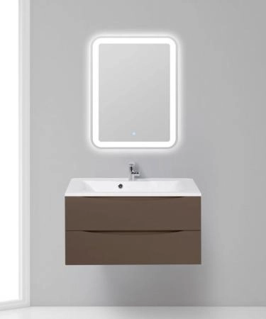 Тумба под раковину Belbagno MARINO Rovere Bianco подвесная 900x450x500 MARINO-900-2C-SO-WO-P