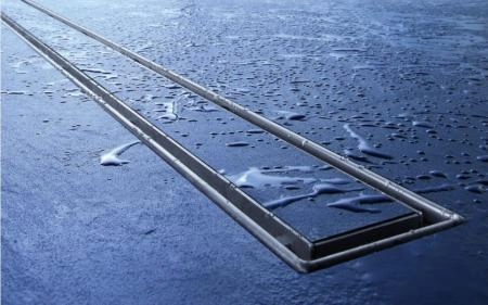 TECE drainline, Комплект для установки дренажного канала 700 мм из нержавеющей стали,  с лотком под плитку