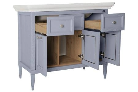 Тумба под раковину ASB-Woodline Гранда 105 Grigio