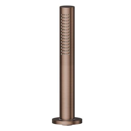 Newform Haka Душевой гарнитур: ручной душ со шлангом, на борт ванны, цвет: PVD brushed copper bronze