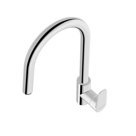 Смеситель VitrA Flow Soft  A43445EXP с поворотным изливом однорычажный хром латунь