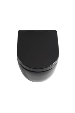 Унитаз SSWW CT 2037V подвесной сиденье микролифт черный