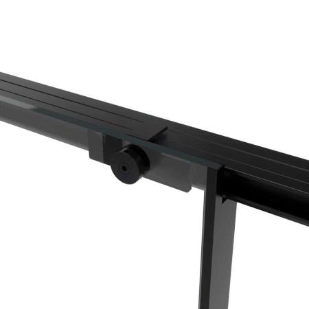 Душевая дверь Vincea Slim Soft VDS-1SS100CLB, 1000, черный, стекло прозрачное