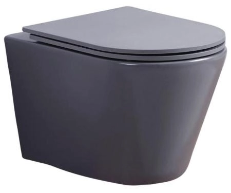 Унитаз Esbano AZALEA (Matt Grey) подвесной безободковый микролифт