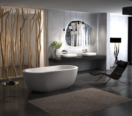 Слив-перелив Belbagno для ванн BB03/BB09, исполнение хром