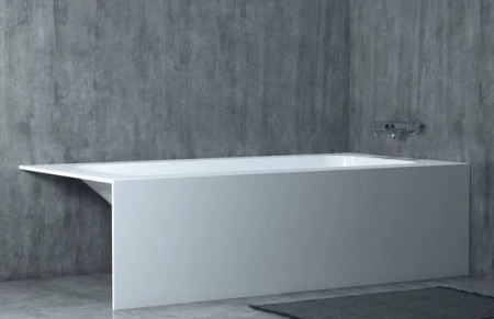 Salini Orlanda 180 ванна СПЕЦ РАЗМЕР 1800х810х600 мм, с литой передней панелью, S-Sense, регулируемые ножки, цвет белый глянцевый