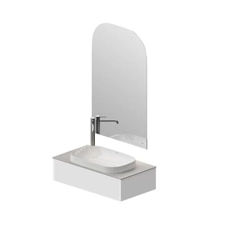 Тумба Kerama Marazzi MAGICA МАДЖИКА MA.90.1\MGR.M подвесная 90, 1 ящик, утренний серый матовый