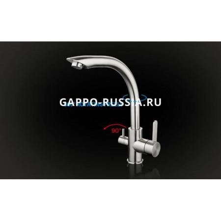 Смеситель Gappo G4399 для кухни нержавеющая сталь